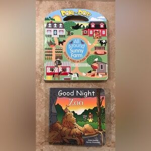 Melissa & Doug Poke-a-Dot: All Around Sunny Farm & Sandiego Zoo: Good Night Zoo